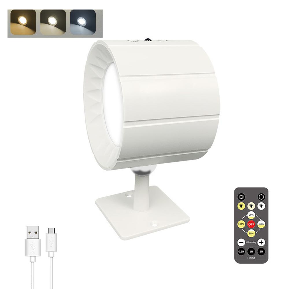 

2Sided LED Magnetic Wall Light Rechargeable Spotlight for Living Room Bedroom Decorative Ambient Lighting Battery Operated 1W