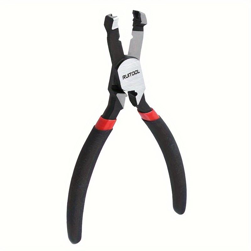 

[Легкие плоскогубцы для извлечения винтов] Плоскогубцы для извлечения винтов: Высокоуглеродистая сталь, Нескользящие губки, Ручки с клеевым покрытием для легкого удаления поврежденных 1pc