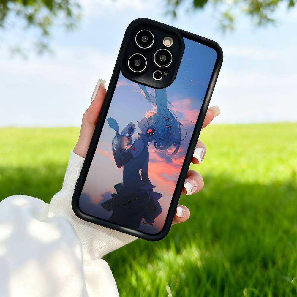 H-Hatsune M-Miku Anime Silicone Soft Phone Case For IPhone 17 Pro Max 16 Pro 15 14 13 12 11 17 Air 16E Plus Soft Cover