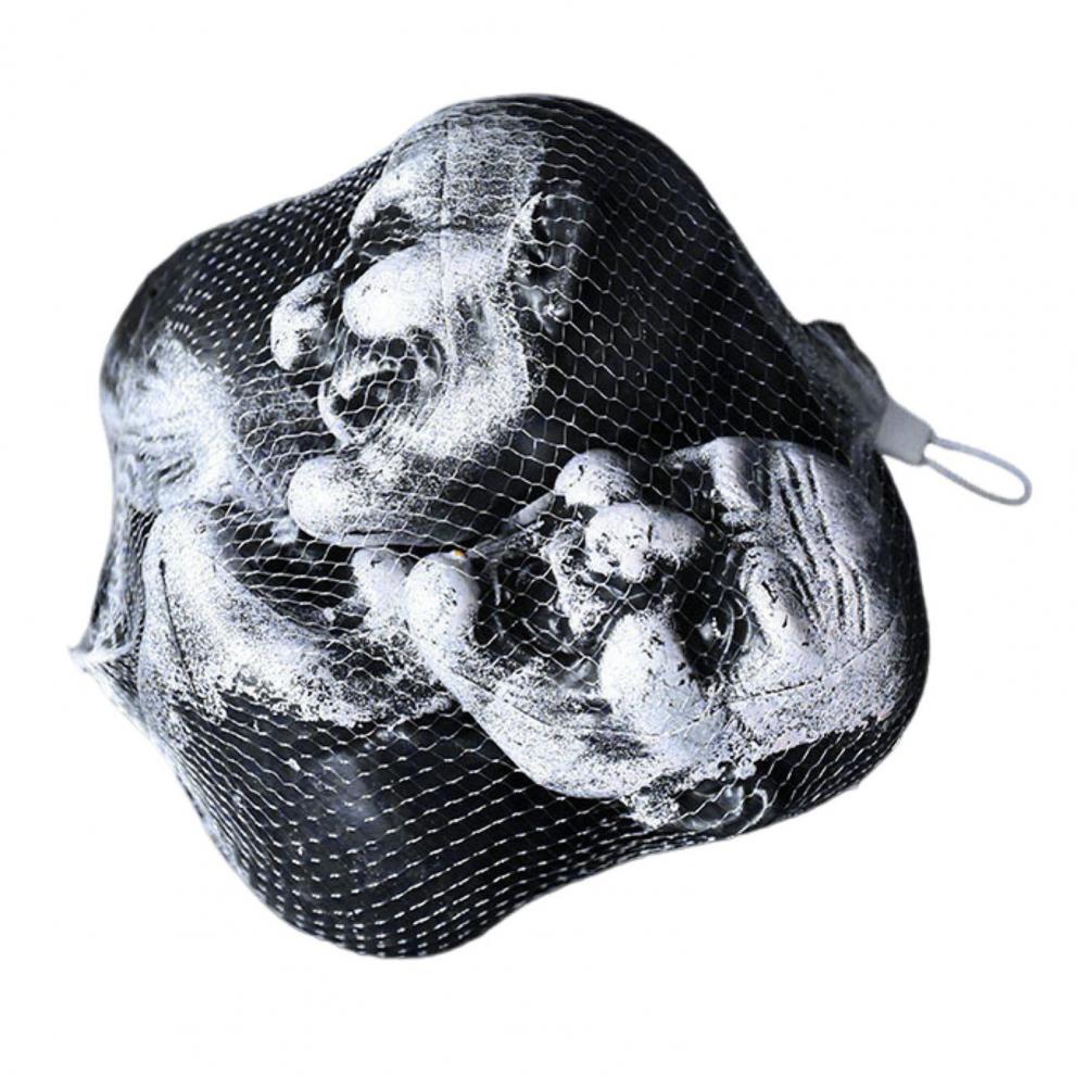 Horror-themed Home Decor Realistic Skulls Pendant Table Decor Set for Halloween Bar Home Party Spooky Skeleton for Decoration