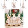 Christmas Santa Claus Snowman Deer Bottle Cover With Plush Foam Material For Holiday Table Decor