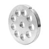 12 Tipi di Piastre Forate Sostituibili per Tritacarne 3-20mm Disco per Tritacarne in Acciaio Inossidabile Enema Meccanico Orifi… Altro