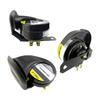 Heavy Duty 12V Metal Snail Horn Universal Fitment Loud Audible Alert Simple Mounting Weatherproof for Motorcycle Car