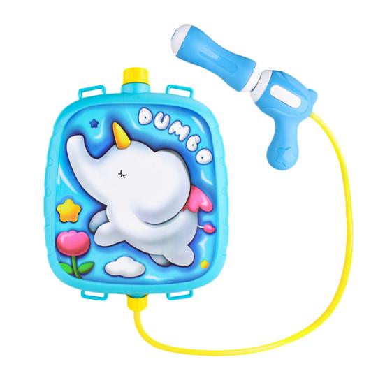 Cartoon Pull-Out Backpack Water Squirter for Kids Large Capacity Spray Toy for Summer Beach Pool Play Fun Outdoor Splash Game for Boy Girls