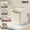 5/10/15Kg Rice Container Rice Storage Box Sealed Cereal Dispenser Insect Proof Pet Food Container Kitchen Organizer