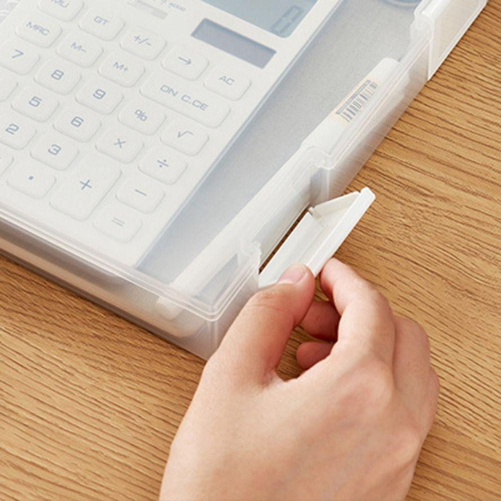 Durable a5 Organize The Box Transparent a4 File Storage Box A4 File Box  Test Paper Classification