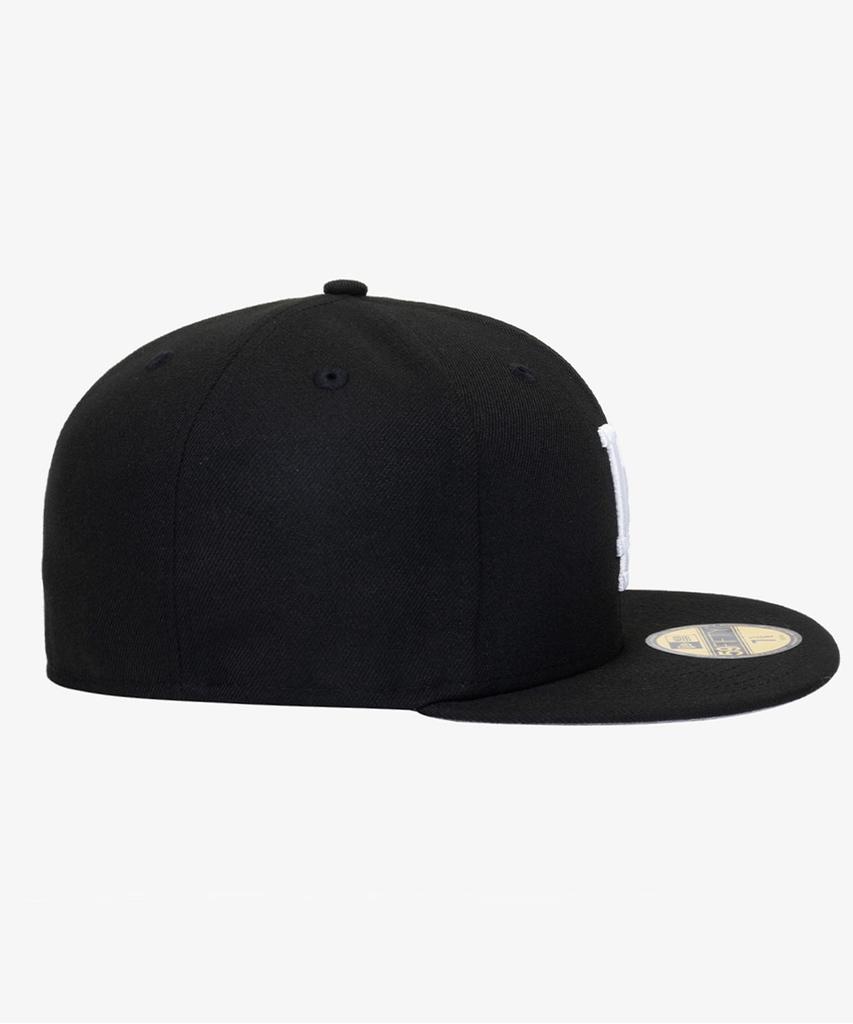 New Era Mlb La Dodgers Basic Fitted Cap Black/White