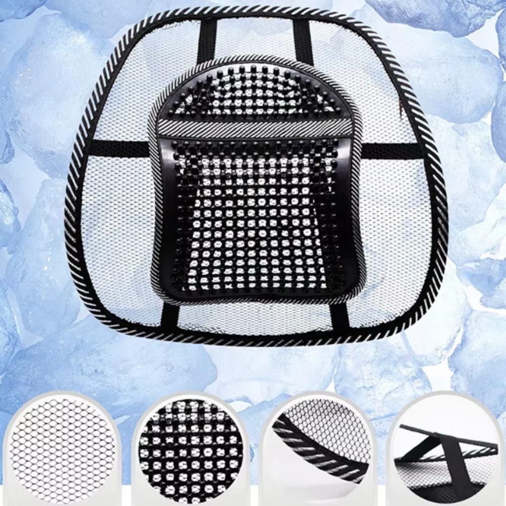 Ventilated Car Seat Cushion Mesh Back Cushion Support Backrest Cushion Car Interior