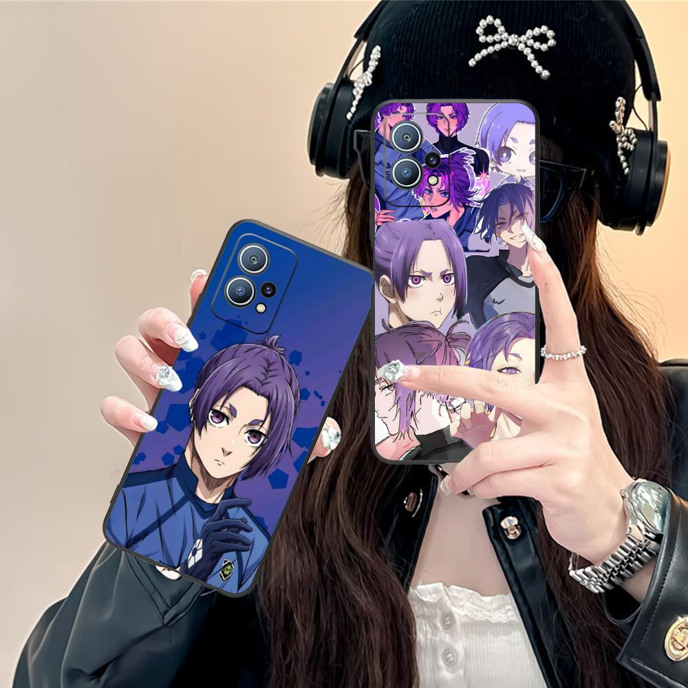 Blue Lock Reo Mikage Matte TPU Mobile Phone Case for Huawei P60 P50 P40 P30 P20 P10 P9 P8 Pro Lite Plus Colorful Printing Cover