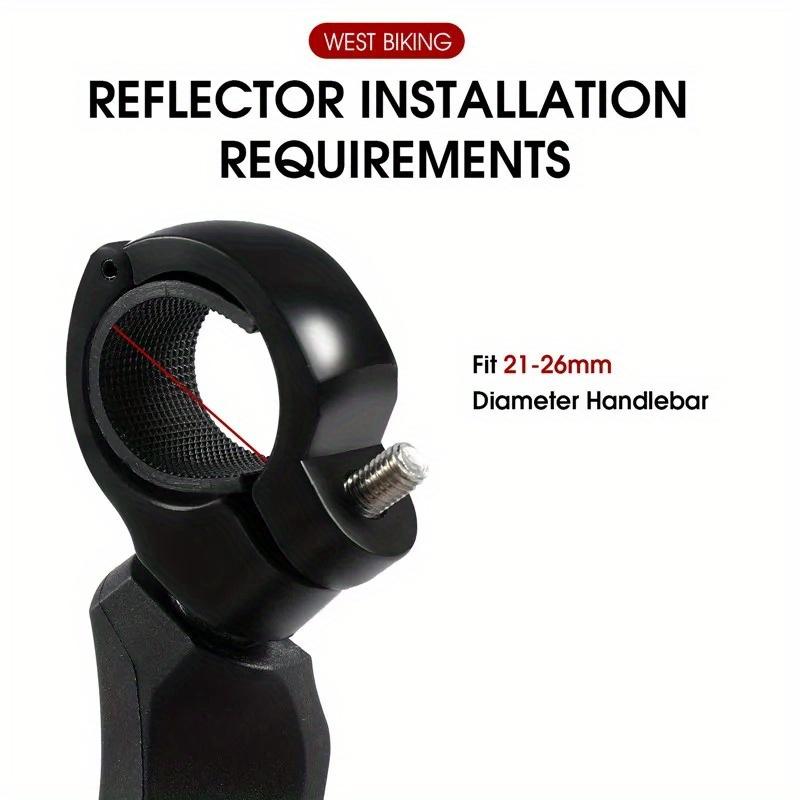 Kerékpár visszapillantó tükör 360 fokban elforgatható kerékpárhoz MTB kerékpár elektromos kerékpár széles tartományban állítható szögű tükör