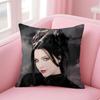 American Sexy Singer Evanescence AAmy Lee Cushion Cover Pillow Case Soft Skin Friendly Fabric  Concealed Zipper