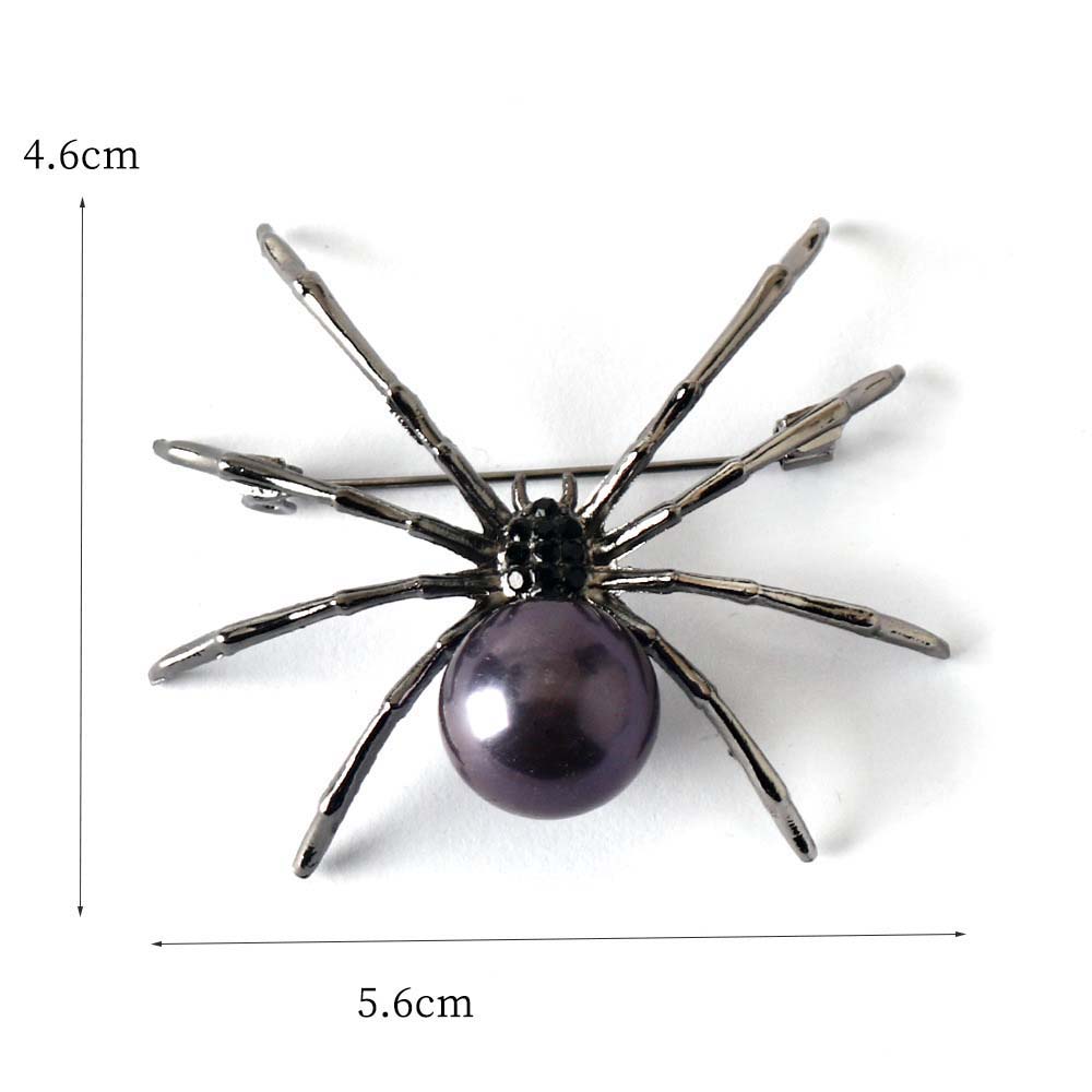 Bag Ornament Halloween Spider Brooch Clothes Backpack Poisonous Spider Brooches  Cosplay Party
