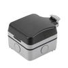 Boîtier Boîte de Commande Prise Étanche IP66 Extérieur Prise Extérieure Imperméable Prise de Chargement USB Protection contre les Fuites
