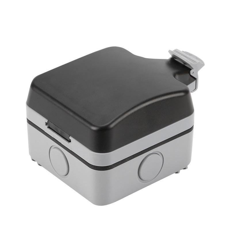 Boîtier Boîte de Commande Prise Étanche IP66 Extérieur Prise Extérieure Imperméable Prise de Chargement USB Protection contre les Fuites