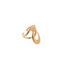 Metal starfish irregular geometric open ring - minimalist luxury