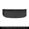 For Hyundai Palisade 6/7 Seater Hybrid 2020-2026 Trunk Mat Cargo Liner TPE Third Row Seat Backrest Mat Anti Dirty Protective Pad