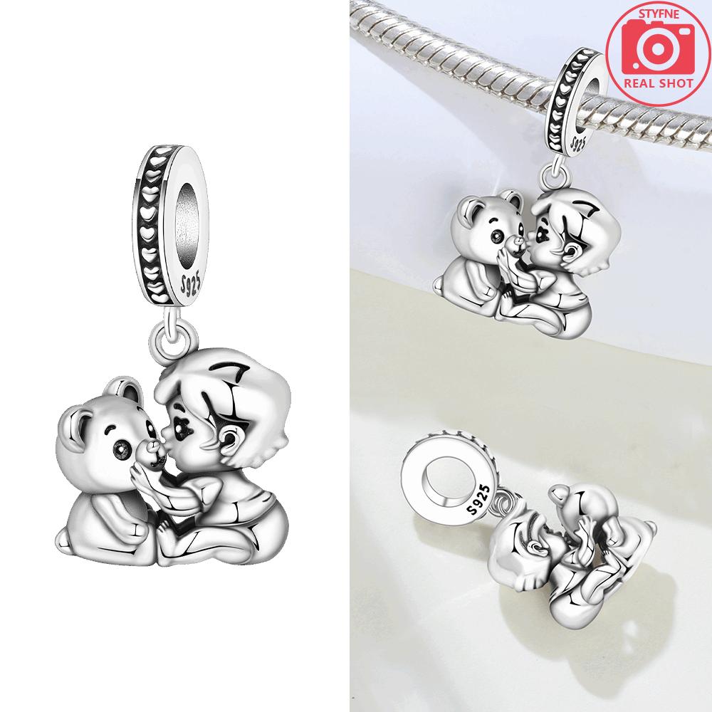 

Original Penguin Pendant Flying Dragon Ghostly Dinosaur Charm Copper Beads Fit Bracelet Jewelry Diy Women Accessory Gift