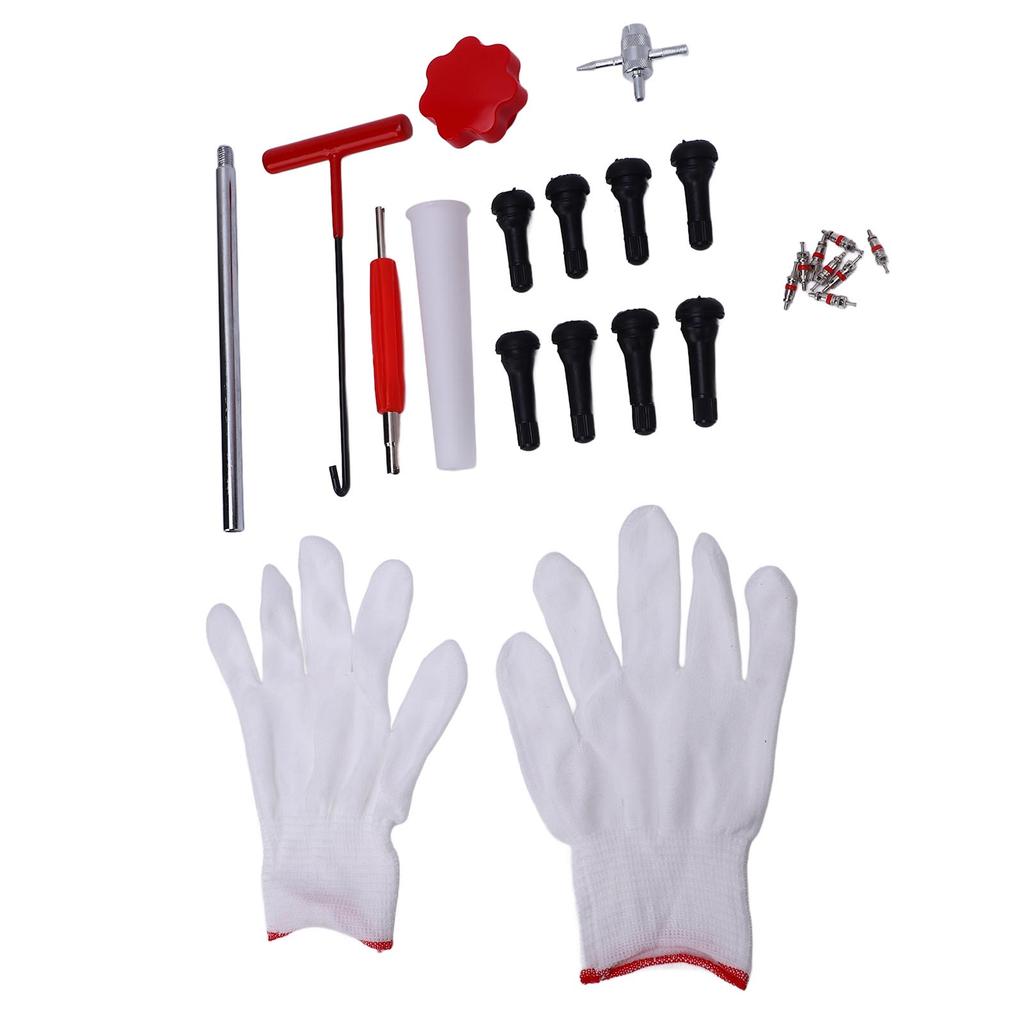 24PCS Tire Valve Change Tool Quick Change Tire Valve Repair Install Tool for Replacing Leaky Valves In Cars ATVs Trucks