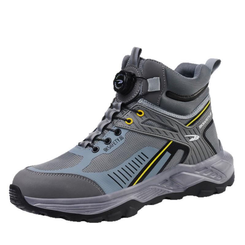 All-Season Steel Toe High-Top Safety Boots: Anti-Smash, Anti-Puncture, Comfort for Long Hours