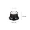 4Pcs Round design Guitar Tone Knobs Black Guitar Knobs Set  Electric Guitars