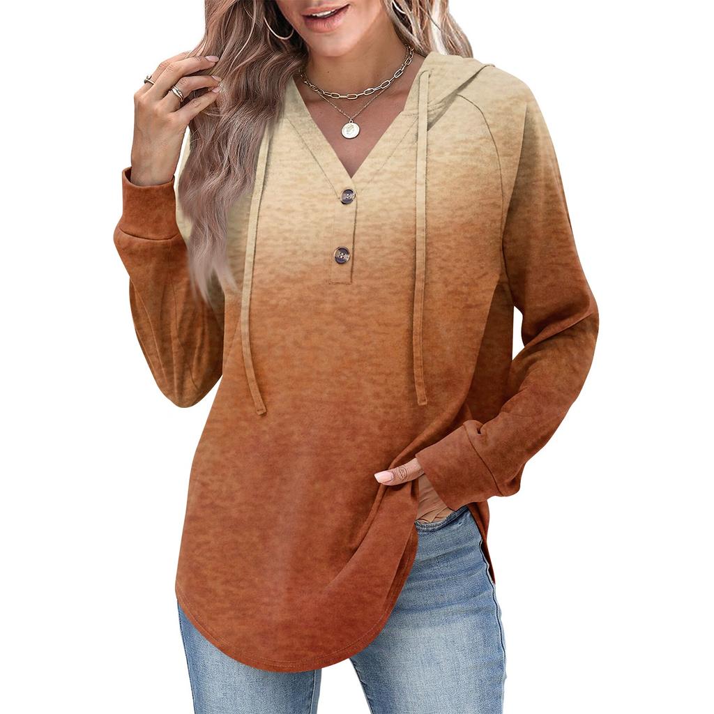 Women's Fashion Women's Lightweight Long Sleeve Pullover With Pockets Preppy Graphic Hoodie