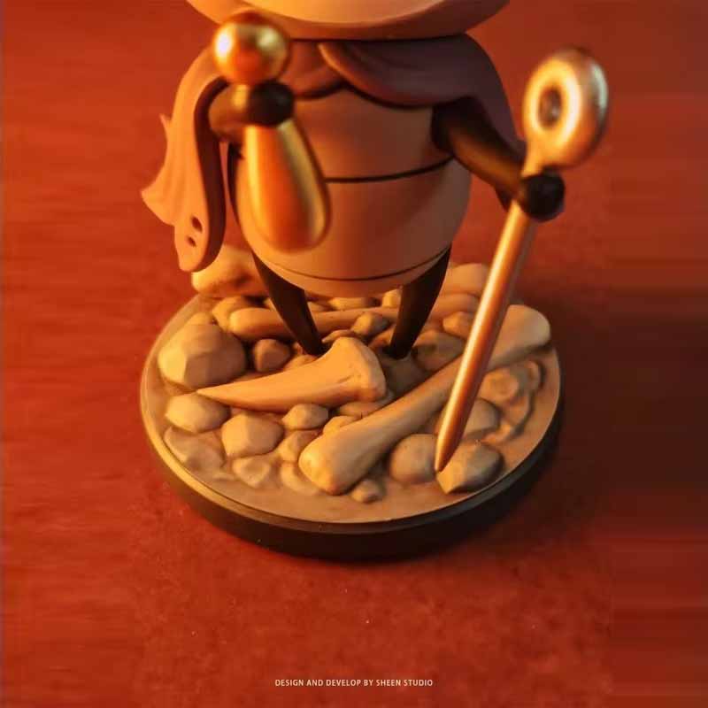 The 12Cm Hollow Knight Series Game Character Silksong Sherma Desktop Ornament Model Toy Pvc Material Periphery Collectible Gifts