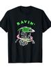 Ravin' Crow Rave Party Sunglasses Necklace T-shirt