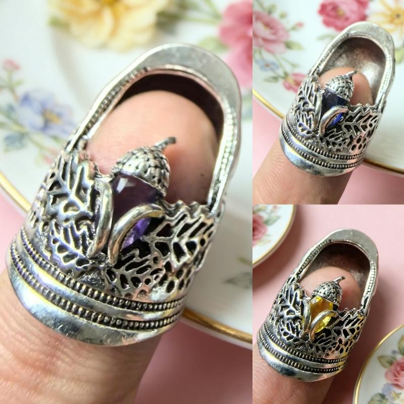 Sturdy Alloy Thimble Tool for Sewing and Crafting Enthusiasts Offering Open Designs Flexibility and Comfortable Fit