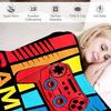 1PC Game Elements printed blanket, all season lightweight home office outdoor nap multifunctional blanket A6