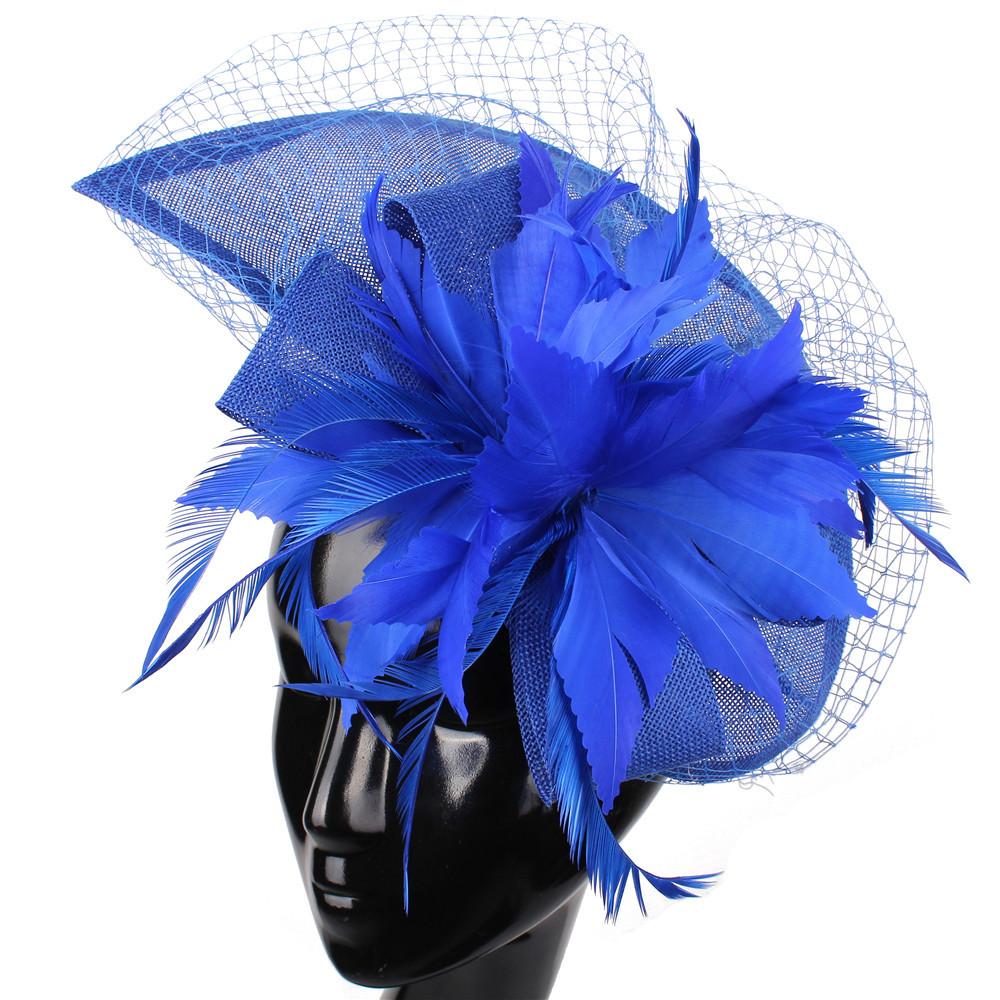 New European And American Style Deep Leather Pink Hair Accessories Mysterious Mesh Cover Headgear Gift Hat