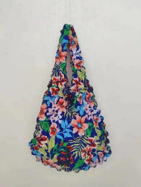 Collapsible Telescopic Pineapple Bun Handheld Shopping Bag