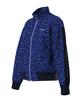 Full Zip Blouson Golf Outerwear S [Pin Apparel] Women's (Leopard Print, Stretch) / / 622-4220902 110_Blue