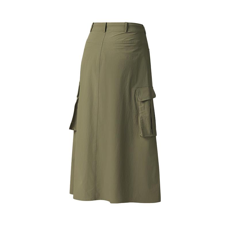 

New FILA Casual Long Skirts Women s Dark Green KK A11W538303F-KK 165/66A/M