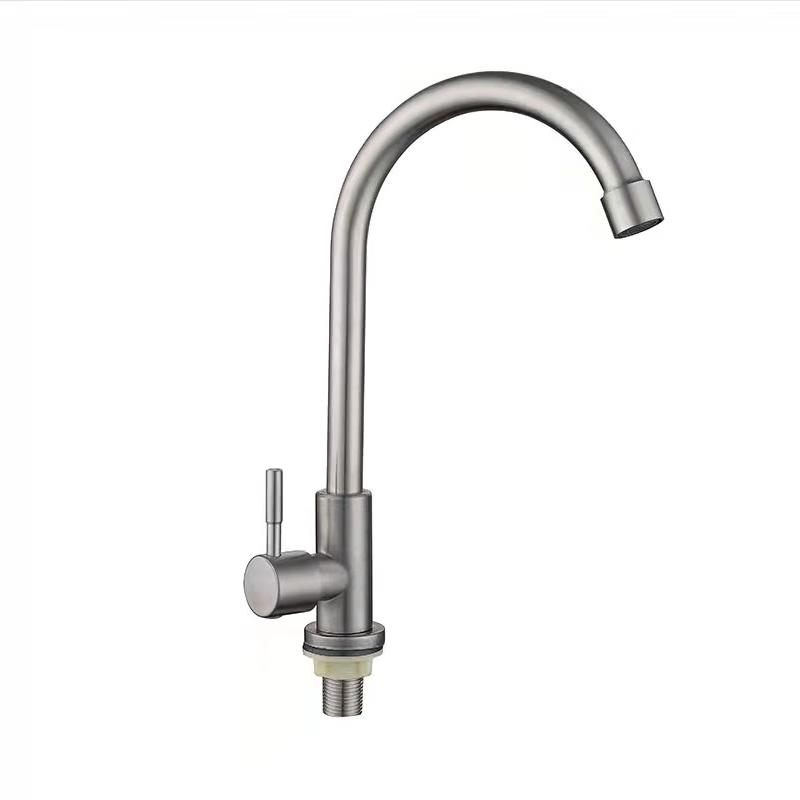 Ganda 304 Stainless Steel Vertical Faucet
