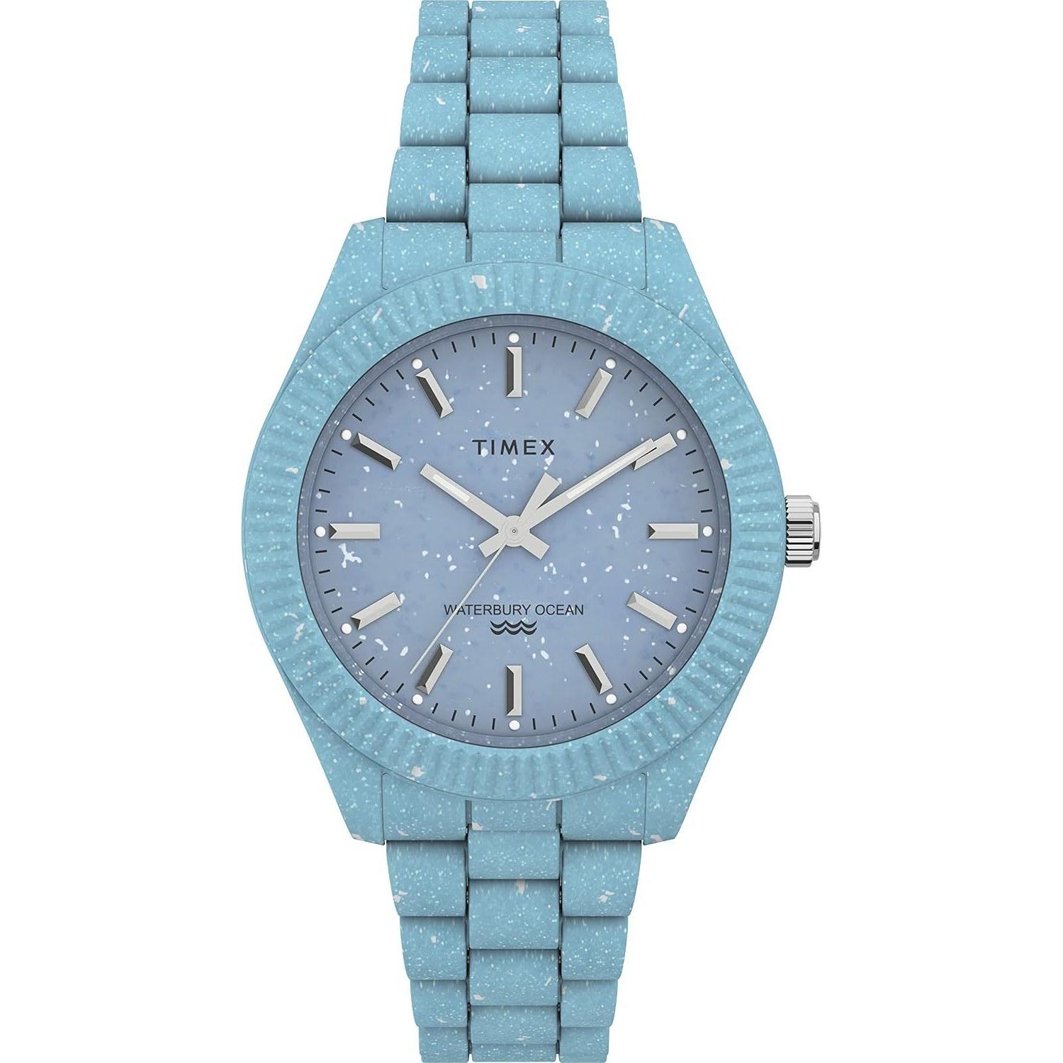 TIMEX Waterbury Ocean 37MM TW2V33200 Unisex Quartz Blue Sustainable Watch