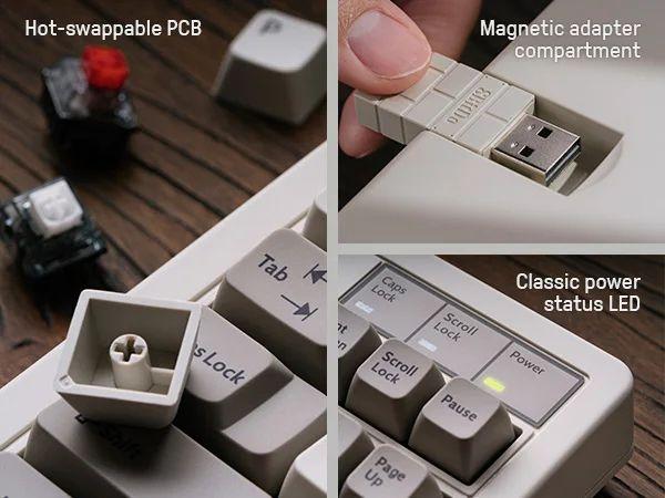 8BitDo Retro Mechanical Keyboard Bluetooth 2.4G