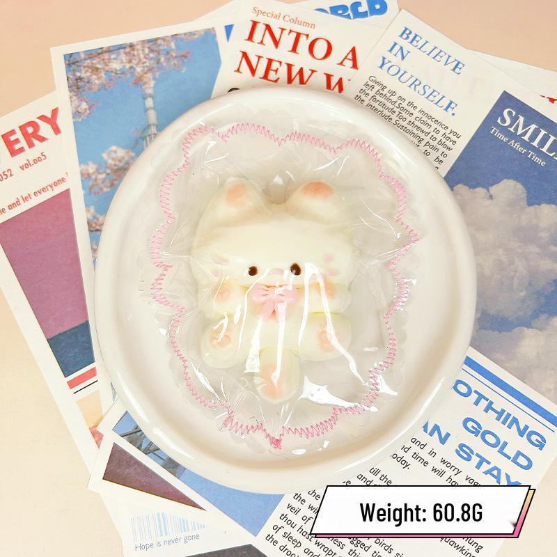 Animal Series Silicone Squeeze Toy - Handmade, Food-Grade Decompression Cream Slime