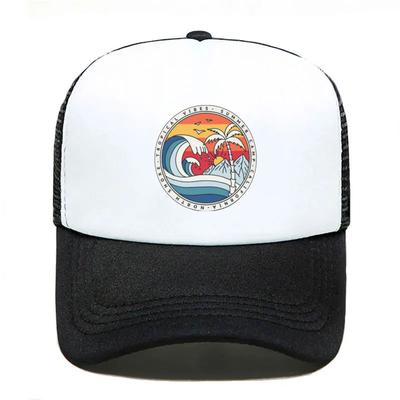 Personalized Beach Surfing Baseball Cap Sports Unisex Women's Adjustable Surfer Trucker Hat Spring Snapback Caps Baseball Cap