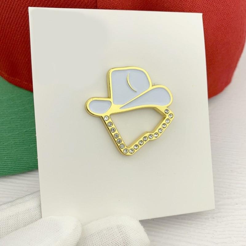 Metal Hat Pin Elegant Enamel Brooch Creative Decoration Pins Personalized Pin for Hats and Jackets Clothing Decorations