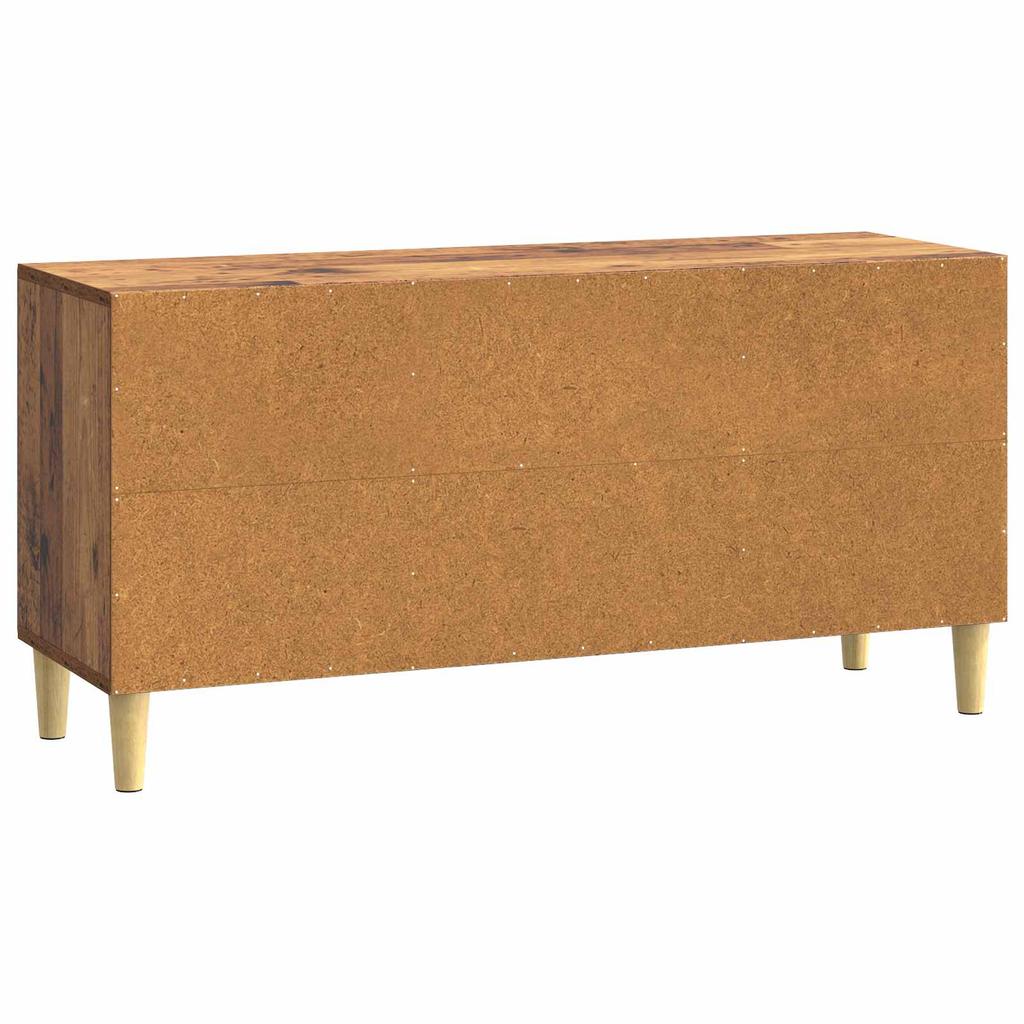 Vintage Style TV Stand Reclaimed Wood Look 102 x 34.5 x 50 cm Particleboard