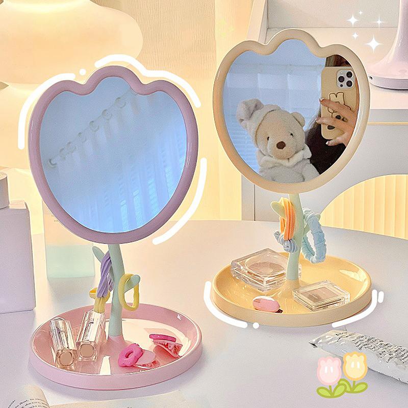 Makeup Girls Small Mirror Bedroom Beauty Design Women Nordic Mirrors Quality Funky Espelhos Decorativos House Decoration