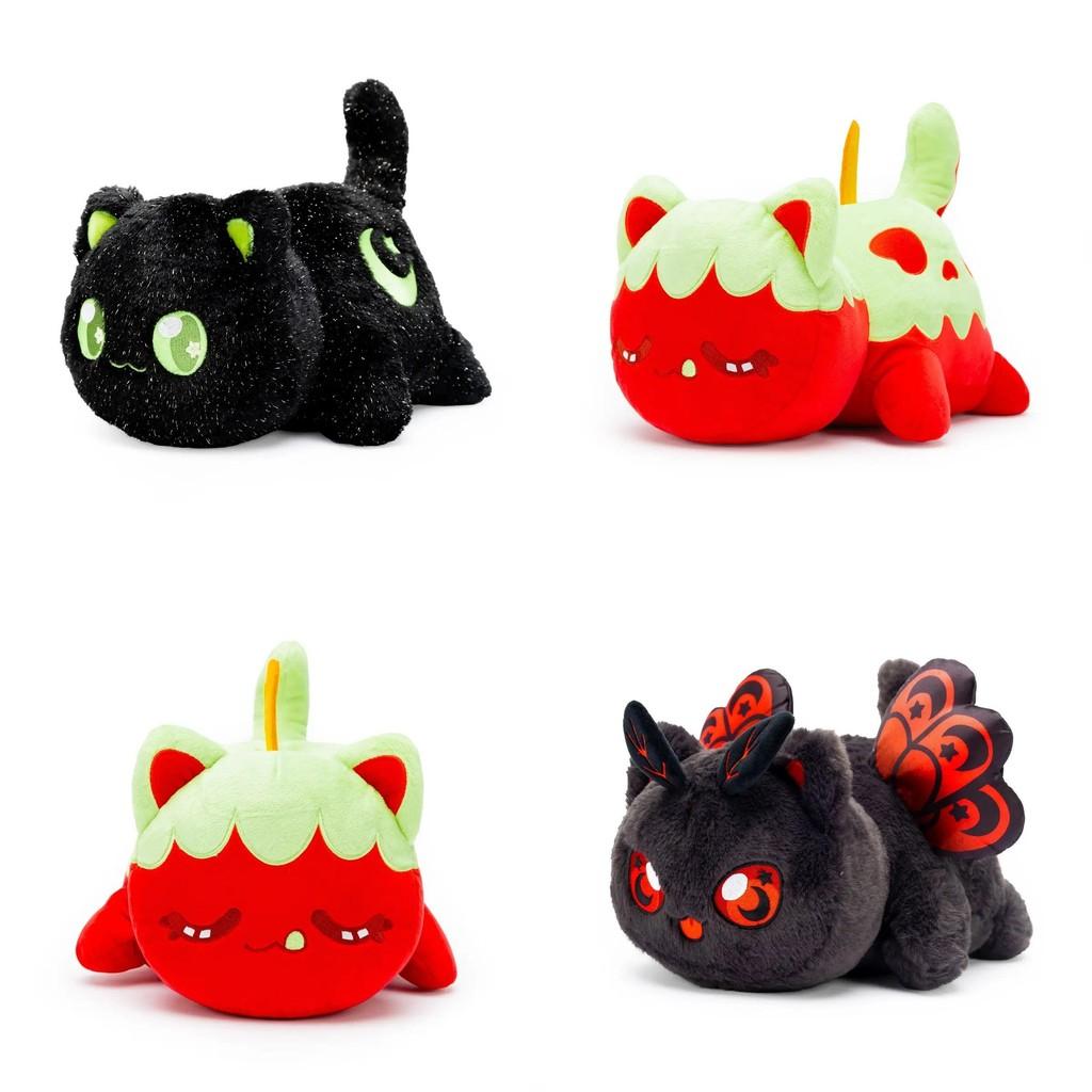 Adorable Red Apple Cat Plush Toy For Kids Perfect Gift For Holidays And Special Occasions