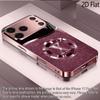 Gold Diamond X Ring 2DFlat For iPhone17 18 16 15 14 13 12 11 Pro Max XS XR 8 7Plus Phone Cover Shockproof Protective Back Cover