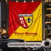 Tapestryracing club de lens Custom Name Text Personalized Wall Hanging Tapestry Home Wall Decor