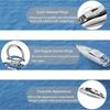 28GC Quick Release Marine Holder Bimini Top Fitting Hardware 316 Stainless Steel Hanger Side Mount Hinge