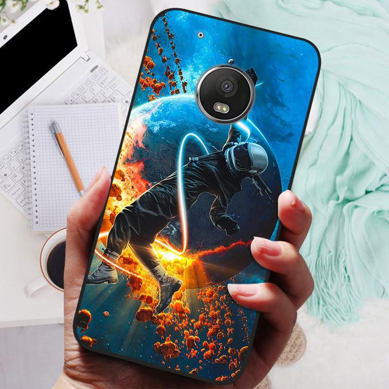 Pro Motorola Moto G5 Plus Pouzdro Černý Kryt Lev Vlk Silikonový Měkký Zadní Kryty Pro Moto G5 Plus Pouzdro Na Telefon G5+ Ochranný Kryt