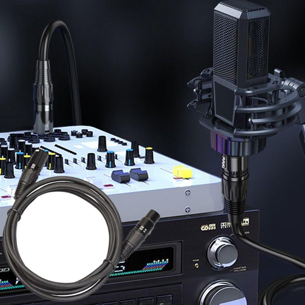 Male To Female 3 Pin Signal Cable XLR Adapter Male To Female Balanced Line  Microphone Supplies