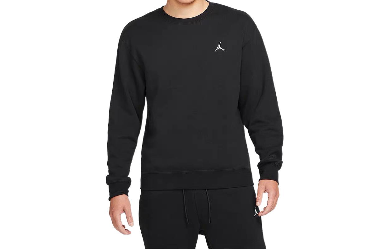 Jordan Air Jordan Толстовки Мужские Черные С Круглым Вырезом Утепленные Обычные DN7957-010 S
