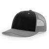 Custom 3D Embroidery Logo Baseball Dad Cap Richardson 112 Trucker Hat with Mesh Cap & Leather Patch Common Fabric Feature