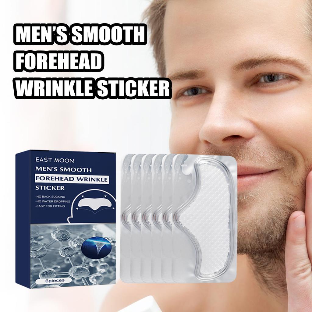 East Moon Men'S Anti-Wrinkle Forehead Sticker, Smoothing And Firming The Forehead, Fading Fine Lines And Wrinkles Character Lines Anti-Wrinkle Sticker